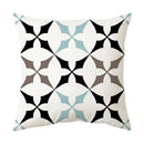 Axyaa Blue Geometric Pillowcase 45x45CM - Simple & Stylish Home Decor Fabrics