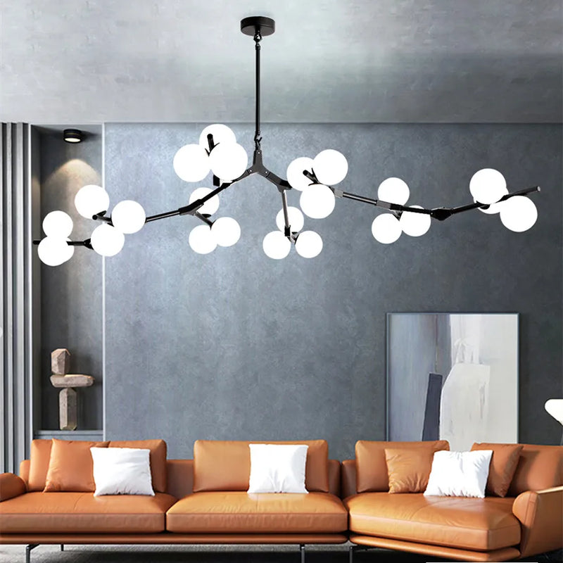 Axyaa Branches Style LED Pendant Chandelier for Living Dining Bedroom Lighting