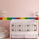 Axyaa 3D Blocks Kids Room School Decor PVC Wall Sticker DIY Vinyl