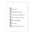 Axyaa Inspirational Affirmations Canvas Art - Positive Office Decor for Self-care and Motivation