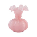 Axyaa Vintage French Luxury Glass Vase in Fenton Style for Living Room Flowers
