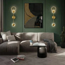 Axyaa Luxury Gold Plated LED Wall Lamp for Modern Decor