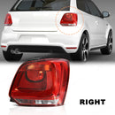 Axyaa VW POLO 6R 2009-2014 Tail Light Assembly, Left/Right Side Lamp, No Bulbs