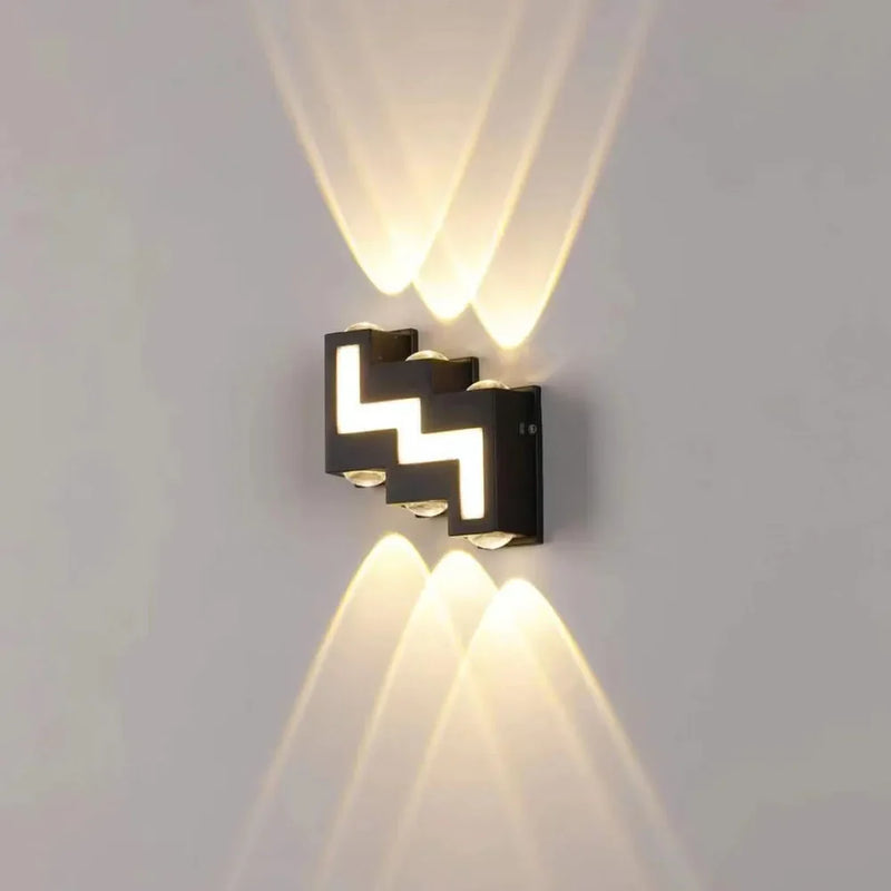 Axyaa Modern IP65 LED Wall Lamp, Waterproof Indoor Outdoor Light for Garden, Bedroom, Stairs