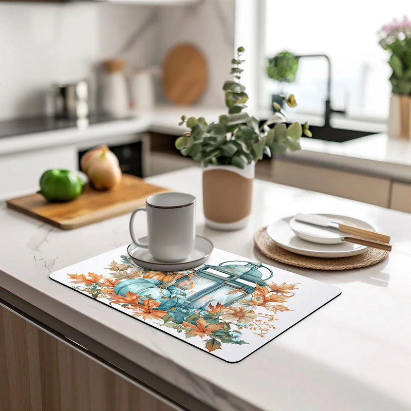 Axyaa Thanksgiving Dish Drying Mat