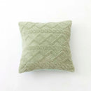 Axyaa Geometric Short Plush Pillowcase Set for Indoor Home Decor