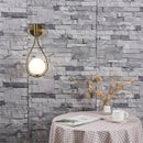 Axyaa Glass Ball Wall Lamp, Nordic Modern Design, LED Decorative Lighting for Living Room