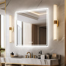 Axyaa 800x800mm Square LED Bathroom Mirror with Anti-Fog & Memory Function