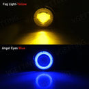 Axyaa LED Angel Eye Fog Light for Ford Focus Fusion Fiesta Explorer