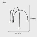 Axyaa Glass Ball LED Wall Lamp for Modern Living Room and Bedroom