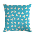 Axyaa Diamond Geometry Pillow Cover - Geometric Print Cushion Case 45x45cm