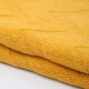 Axyaa Luxury Caramel Knitted Throw Blanket with Wave Tassels