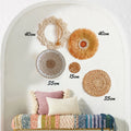 Axyaa Nordic Rattan Wall Plate Decor - INS Style Wall Decoration
