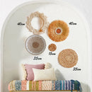 Axyaa Nordic Rattan Wall Plate Decor - INS Style Wall Decoration