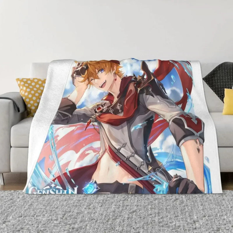 Axyaa Childe Throw Blanket: Funny & Cozy Furrys Blanket