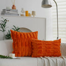 Axyaa Simulated Fur Cushion Cover 45x45cm - Soft Plush Winter Essential