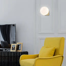 Axyaa Glass Ball LED Wall Lamp - Modern Nordic Art Room Decor & Night Light