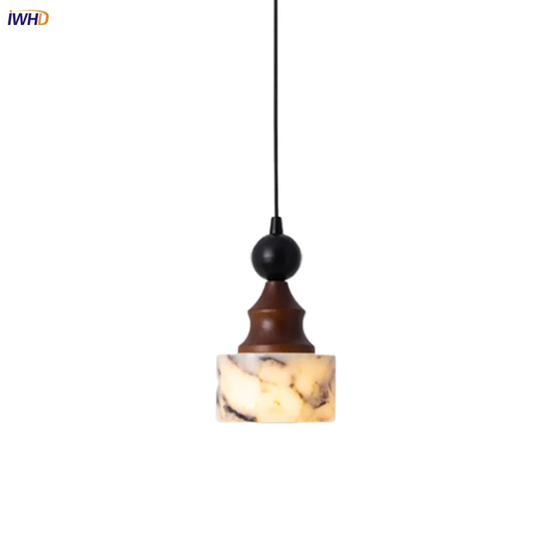 Axyaa 12cm Stone LED Pendant Lamp for Home Decor Living Dining Room