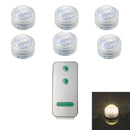 Axyaa Submersible LED Light Remote Pond Waterproof Pool Lamp for Vases Fish Tanks