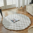 Axyaa Bubble Velvet Faux Rabbit Fur Carpet - Soft & Fluffy Pet Mat for Modern Living Room