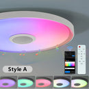 Axyaa Smart RGB Music Ceiling Light with Remote Control - Modern Dimmable AC220V
