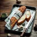 Axya Metal Serving Tray, Embossed Retro Design for Food and Drink Display