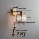 Axyaa Glass LED Wall Lamp for Shower Living Room Kitchen Bathroom Above Mirror