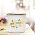 Axyaa Teacher's Day Enamel Handle Coffee Cup - Appreciation Gift for Educators