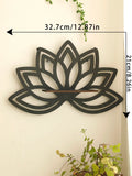 Axyaa Lotus Floating Wall Shelf Ledge Crystal Display Home Decor.