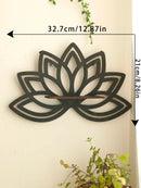 Axyaa Lotus Floating Wall Shelf Ledge Crystal Display Home Decor.
