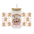 Axyaa Christmas Water Bottle with Lid & Straw | Festive Holiday Decor & Reusable Cup