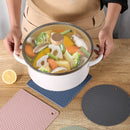 Axyaa Silicone Coasters Set - Heat Resistant & Nonslip Multifunction Kitchen Accessories