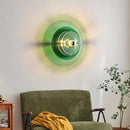 Axyaa Colored UFO Wall Lamp: Space Era Ins Style Acrylic Atmosphere Lights