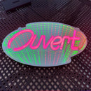 Axyaa Double-Sided Mirror Neon Light Sign with Remote Control Color Change
