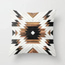 Axyaa Wood Texture Marble Pillowcases - Geometric Cushions Case for Home Decor