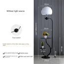 Nordic Vertical Floor Lamp with Coffee Table for Bedroom Living Room Study Sofa Bedside
