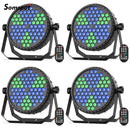 Axyaa 72LED RGB LED Par Light with DMX Remote Control for Stage Lighting