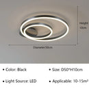 Axyaa Nordic Modern Ceiling Light Dimmable LED Fixtures for Home Decor