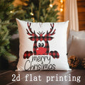 Axyaa Christmas Animal Pattern Cushion Cover for Sofa Bedroom Car Pillows