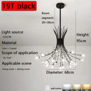 Axyaa Scandinavian Dandelion Chandelier LED Crystal Lighting