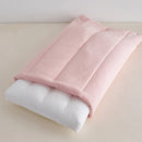 Axyaa Thicken 2 in 1 Pillow, Soft Grey Sleeping Cushion, Removable Cover, Comfortable Core