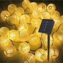 Axyaa Solar Lantern String Lights: Waterproof Fairy Garden Decor for Christmas Wedding Party