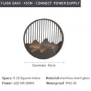 Axyaa Stainless Steel LED Outdoor Wall Lamps Waterproof Balcony Garage Lighting
