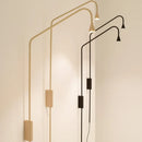 Axyaa Modern Nordic Long Arm Sconce Lamp for Bedroom and Office Decor
