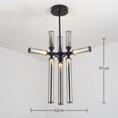 Axyaa Glass Tube Pendant Light for Home LED in Minimalist Design