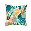 Axyaa Tropical Plant Pillowcase 45*45cm Decor for Home Office Car