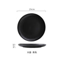 Axyaa Ceramic Western Cuisine Plate Set for Steak, Vegetables, Bread, Desserts, Breakfast