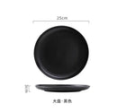 Axyaa Ceramic Western Cuisine Plate Set for Steak, Vegetables, Bread, Desserts, Breakfast
