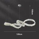 Axyaa Crystal Chandelier Dining Room Ceiling Light - Luxury Living Room Pendant Lamp