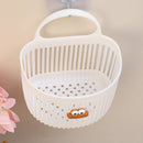 Axyaa Kitchen Hanging Storage Basket - Cute Cartoon Sausage Mouth Organizer